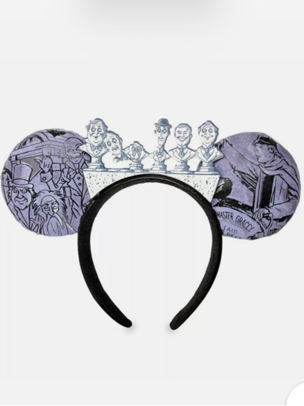 NWT Disney World Haunted Mansion Graveyard Busts Headband